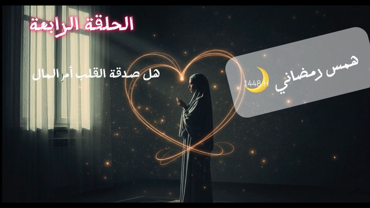 العطاء في رمضان  صدقة المال أم صدقة القلب؟ 🌸