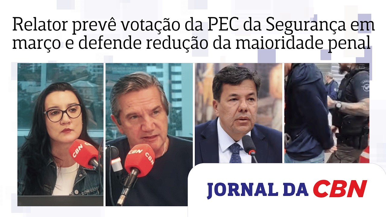 Relator prevê votação da PEC da Segurança em março e defende redução da maioridade penal