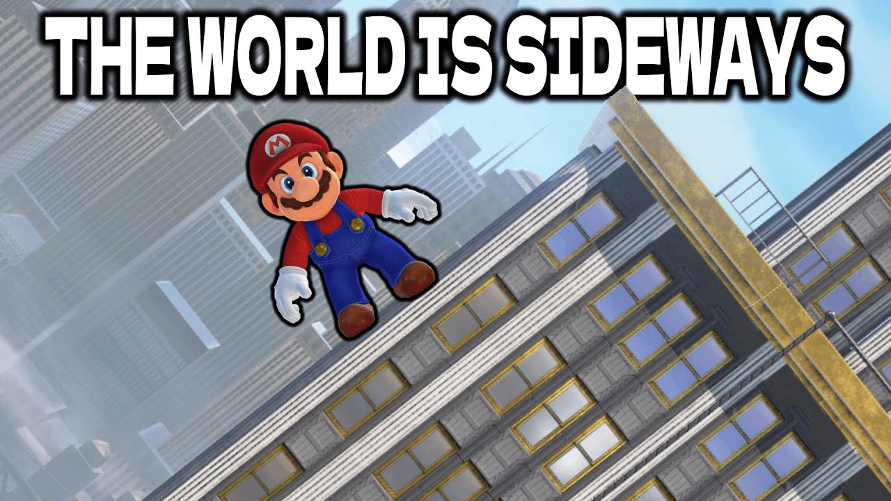 Super Mario Odyssey, но мир перевернут!