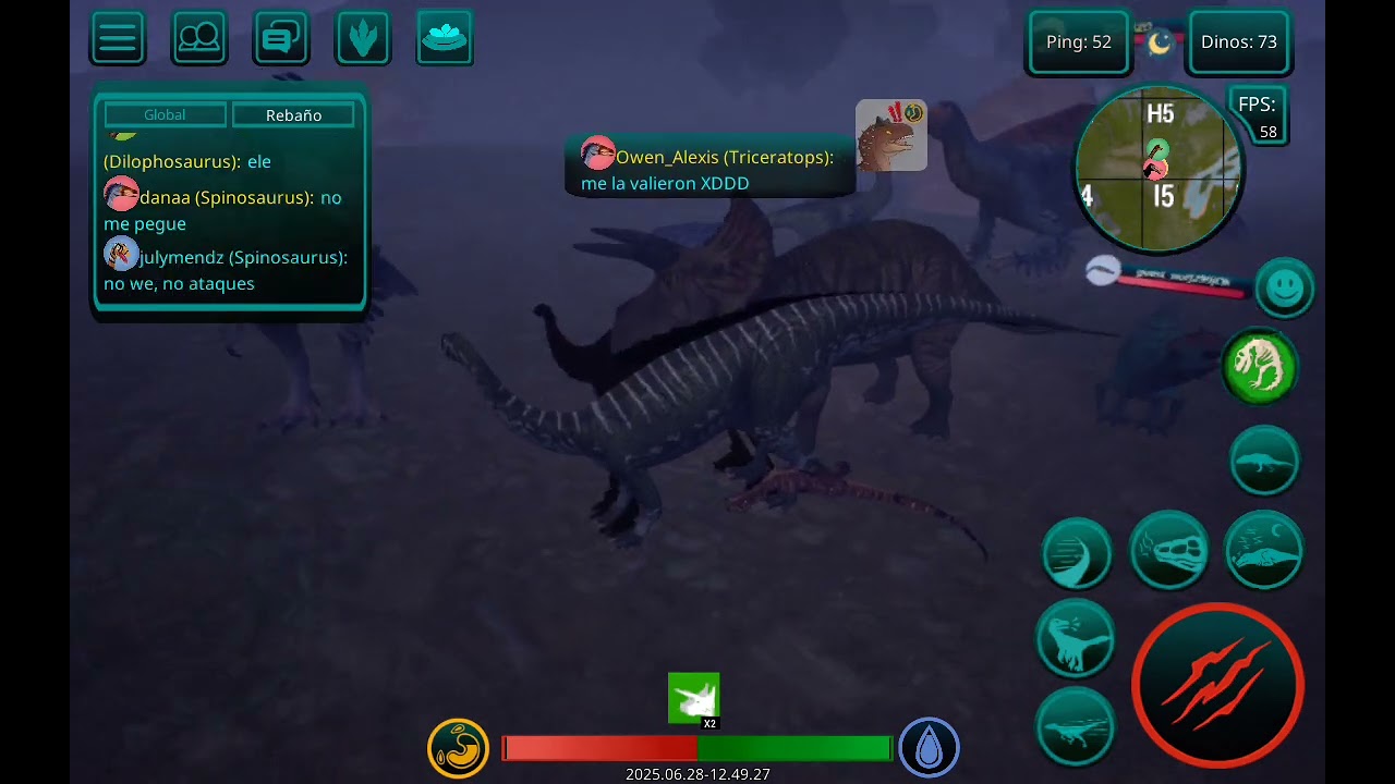 Creciendo como el plateosaurus en the cursed isle