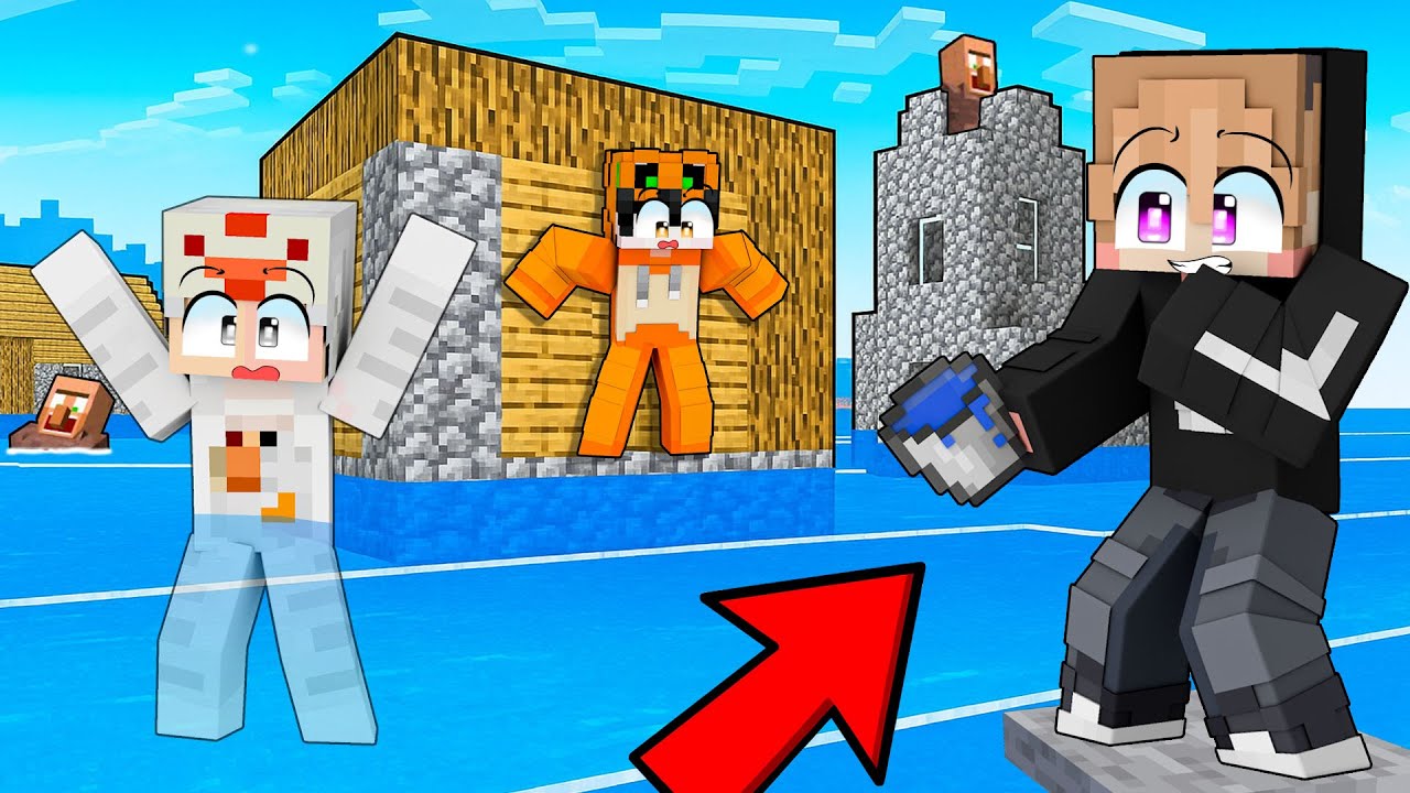 AKU BUAT SELURUH KOTA JADI BANJIR DI MINECRAFT!!