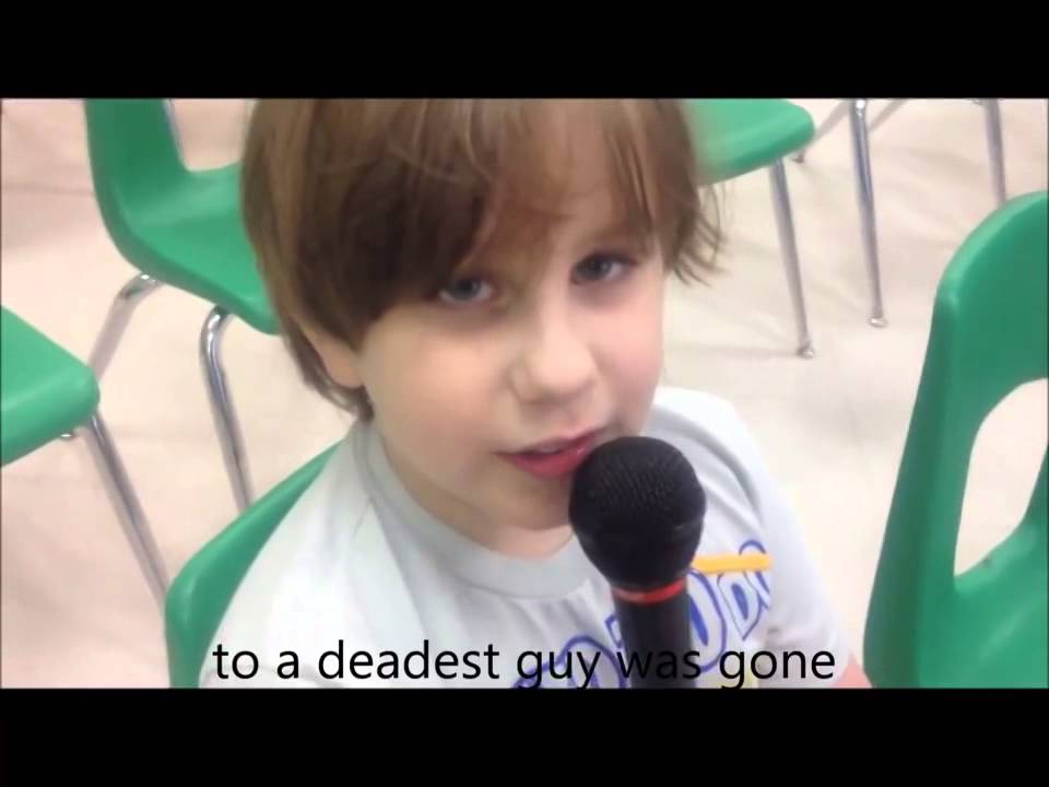 Non Verbal Autistic Child sings A Whole New World With Lyrics (reupload)