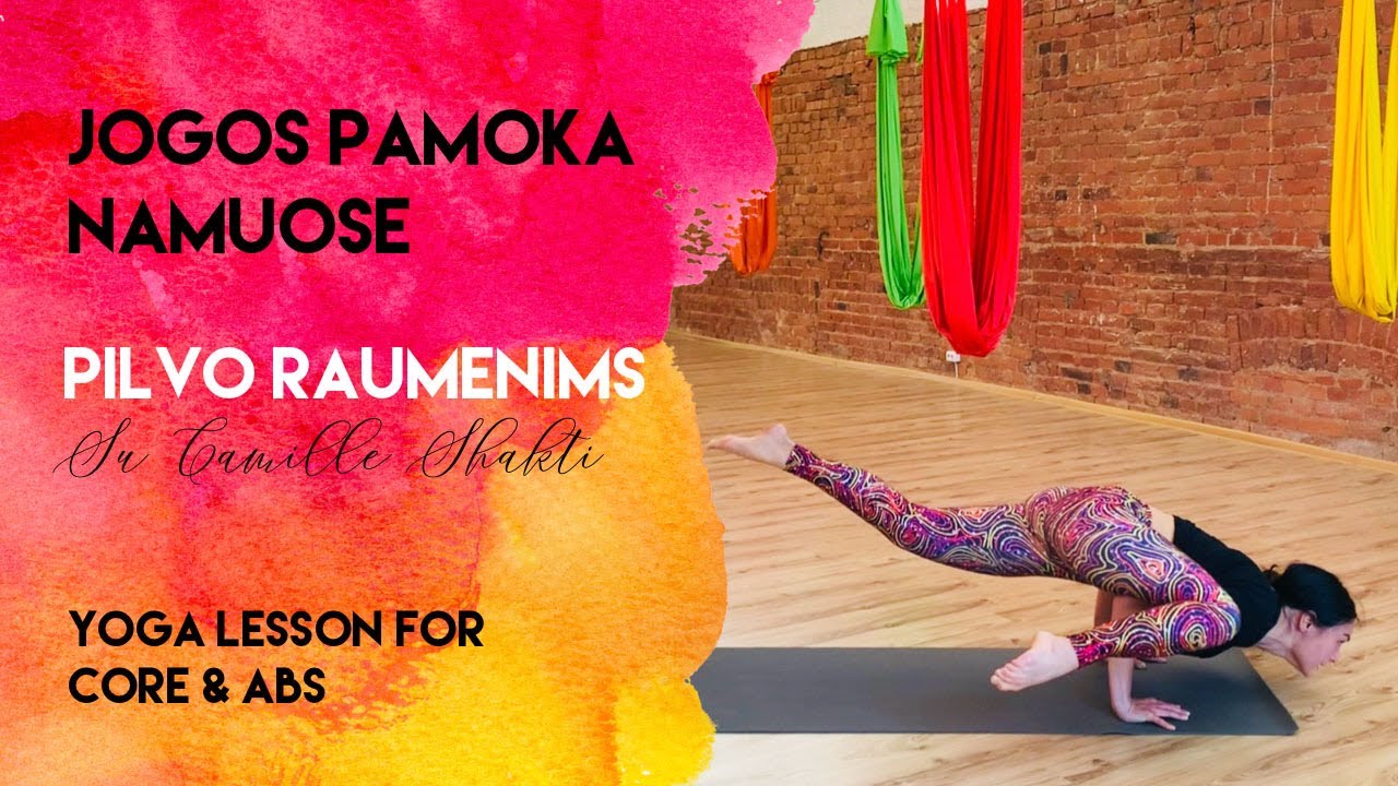 Jogos Pamoka - Pilvo raumenimssu Camille Shakti | Joga Namuose | Vinyasa Flow Yoga | CamiYoga