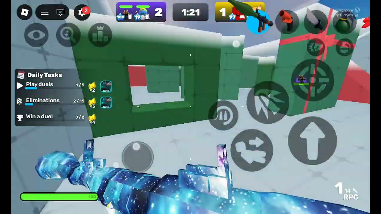 My Teammate thought that iam a NOOB But i Shut Him off.