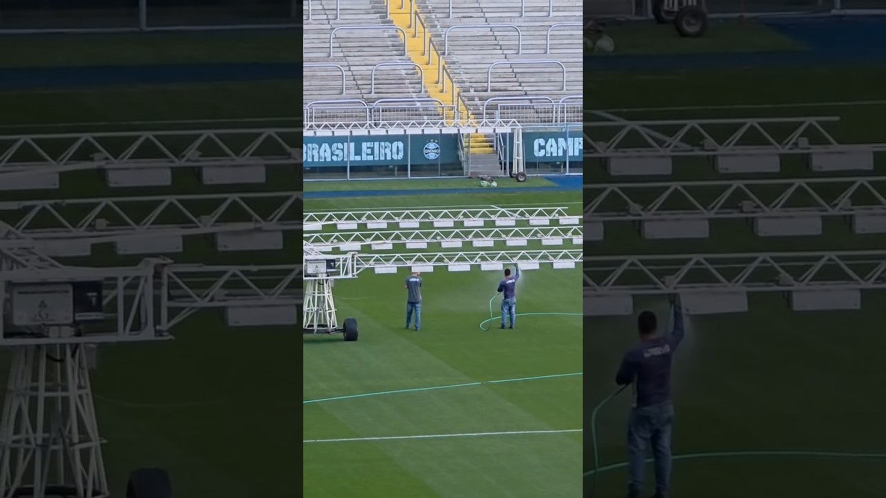 O trabalho n&atilde;o para na Arena #gremio #futebol