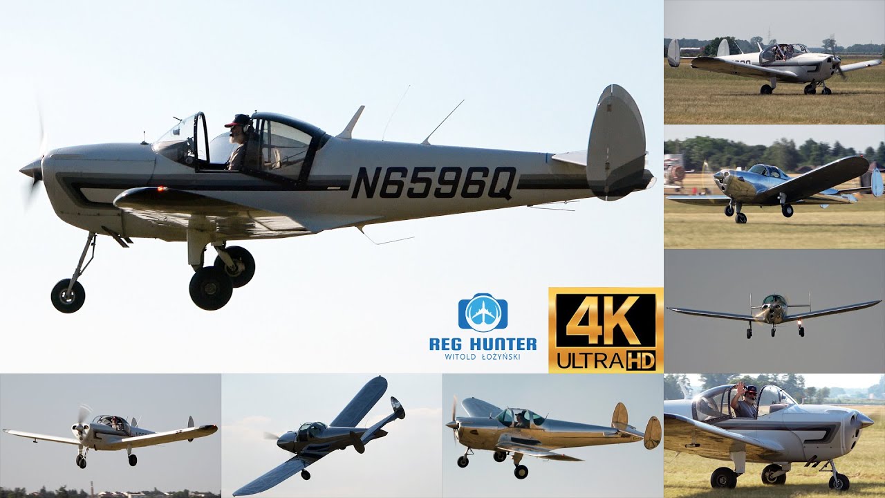 Alon A-2 Aircoupe and Erco Ercoupe 415CD at Antidotum Airshow Leszno 2021 #8