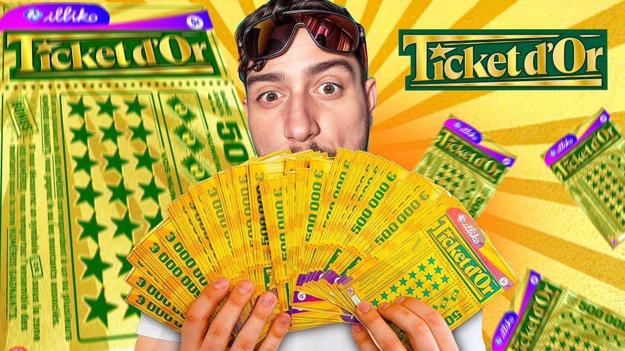 Je gratte et trouve le TICKET D’OR 😱🍀 (Gros gain)