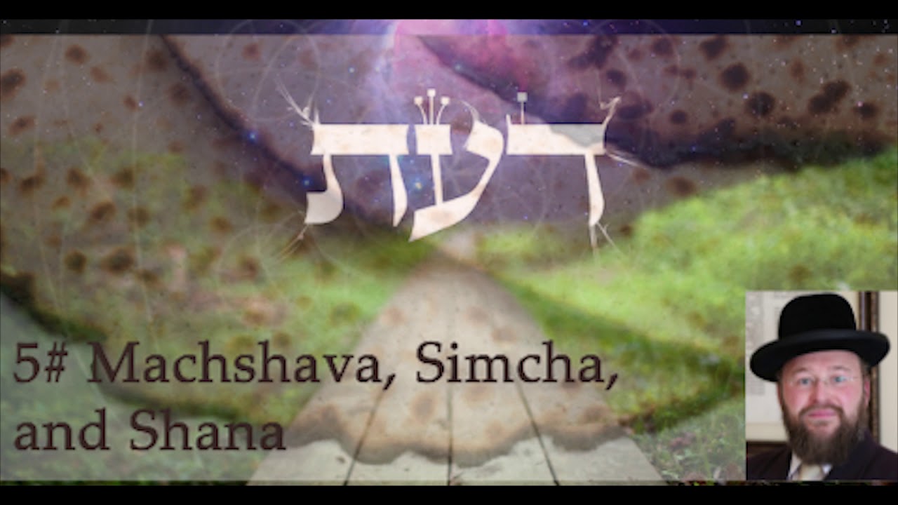5# Machshava, Simcha, and Shana - Rav Yehoshua Gerzi - Pesach