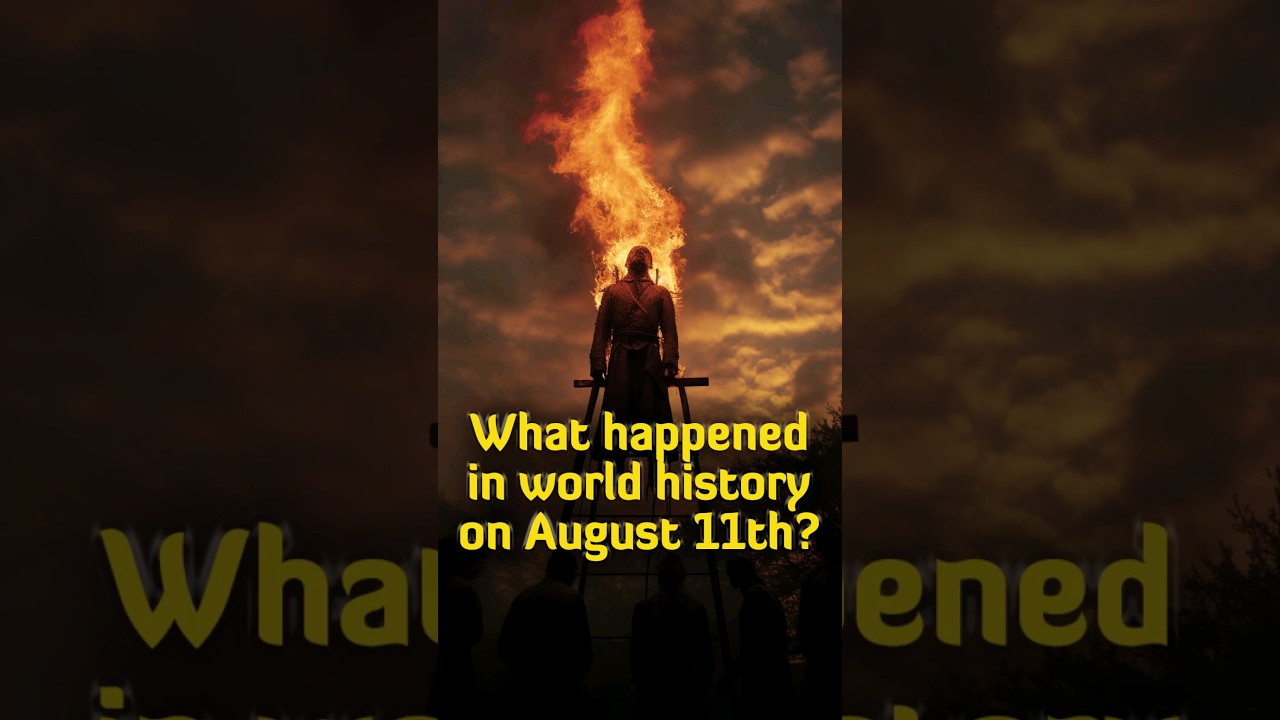 1 minute history. August 11th. What happened.  #shorts