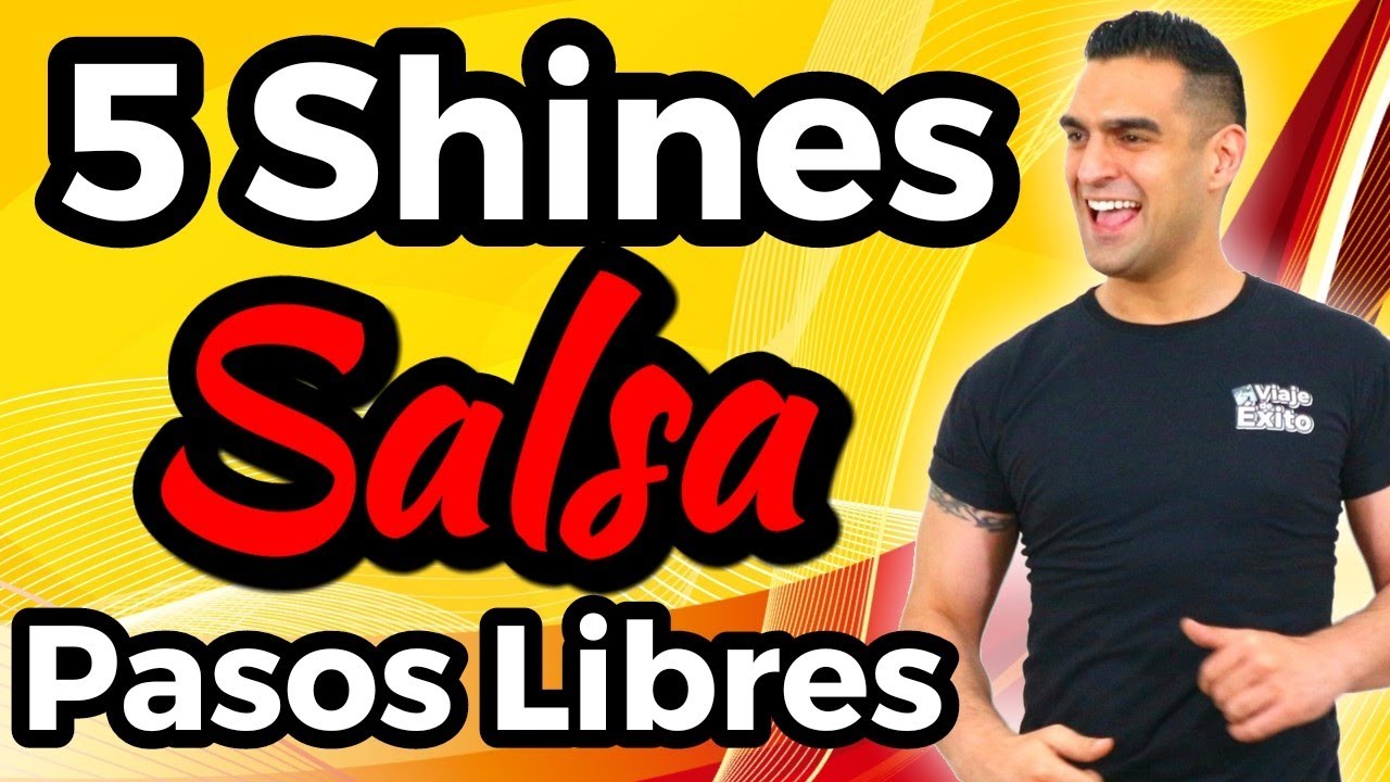 5 PASOS LIBRES BÁSICOS DE SALSA 💃🕺 - SHINES - CURSO COMPLETO Aprender a bailar SALSA #09