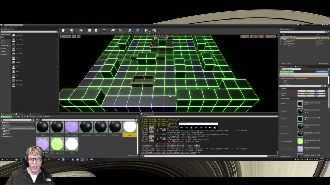Hover Materials, SplineComponents, And Very Tired Programming
