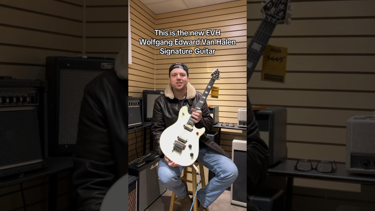 Эта подпись MIJ EVH Wolfgang абсолютно РАЗРУШАЕТ версию для США 🤟🏻🤯🔥 #eddievanhalen #vanhalen