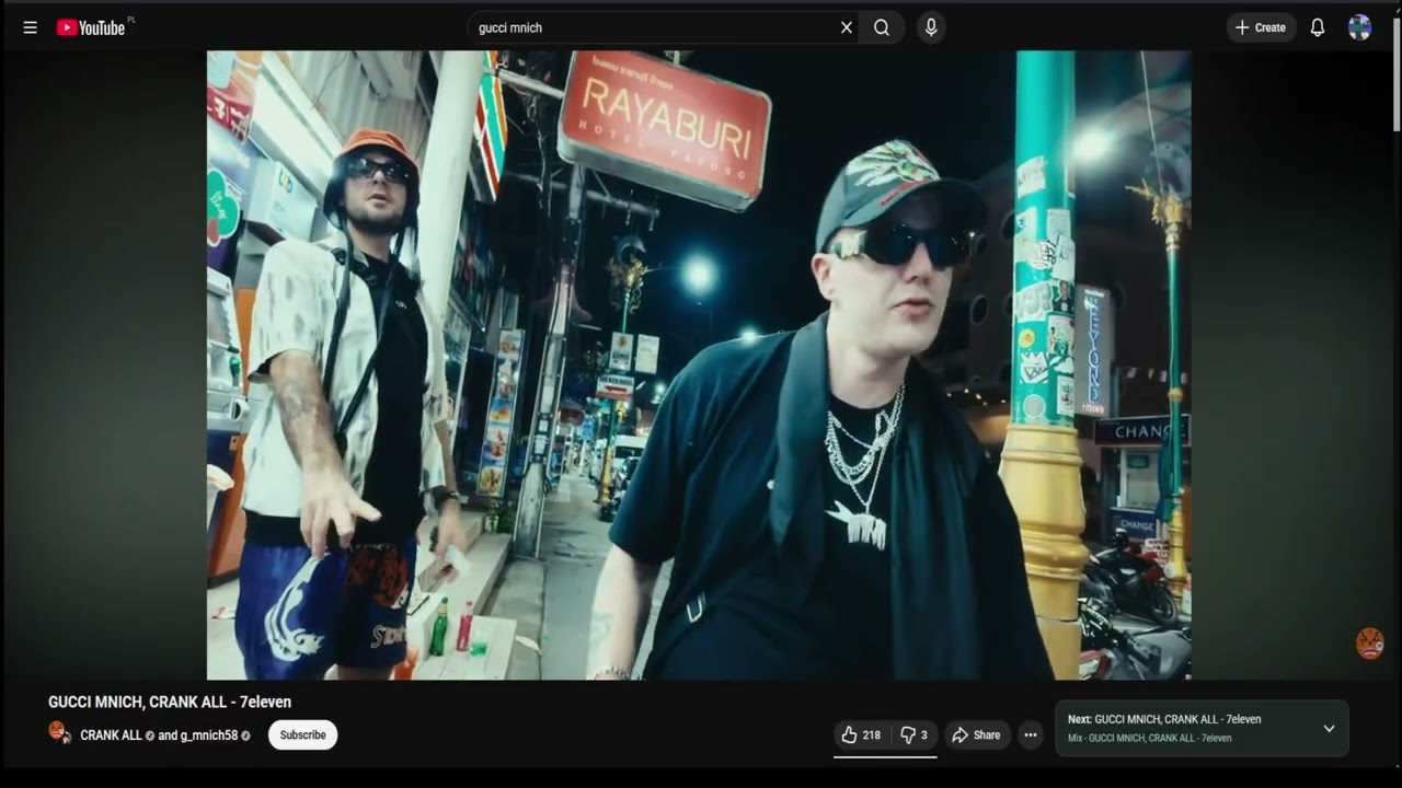 REAKCJA NA PIOSENKĘ GUCCI MNICH (MISTRZ), CRANK ALL - 7eleven