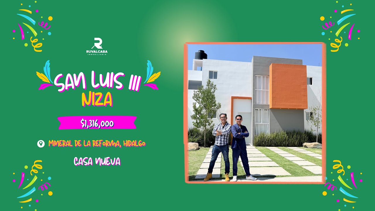 ✨🏡 Modelo Niza – Fraccionamiento San Luis III - Mineral de la Reforma