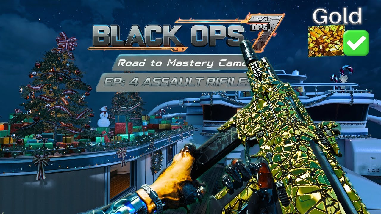 Путь к мастерству в камуфляже Black Ops 7 - ЗОЛОТЫЕ AR-винтовки пройдены