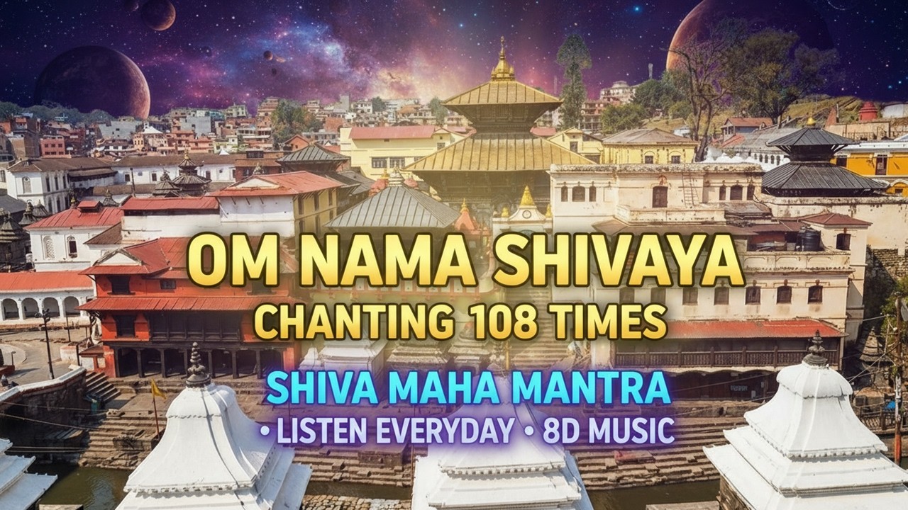 ॐ नमः शिवाय | OM NAMA SHIVAYA CHANTING | 108 Times | Shiva Maha Mantra | 8D Cosmic Meditation