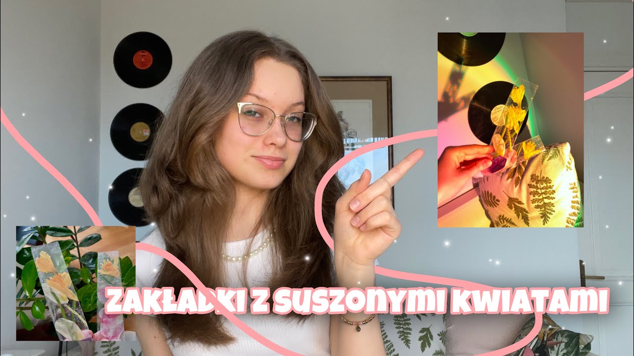 ZAKŁADKI z suszonymi KWIATAMI z PINTERESTA🔖🌼🌺