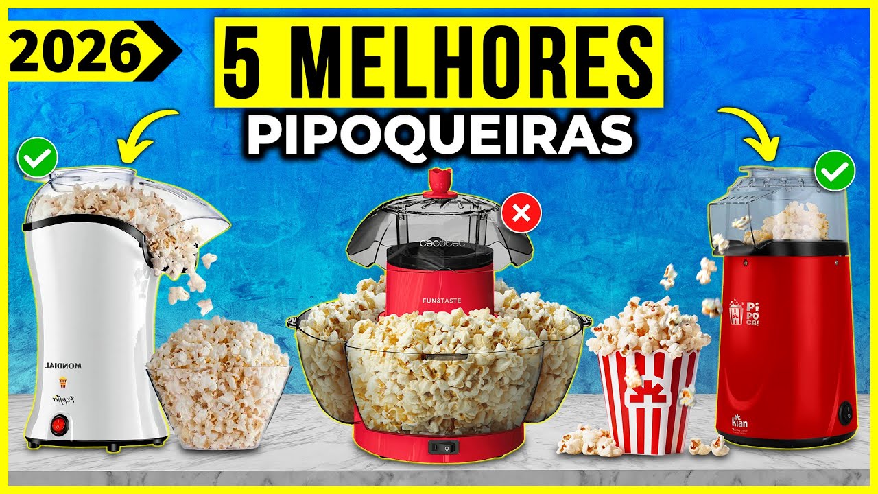 As 5 Melhores PIPOQUEIRA ELÉTRICA De 2026! BOAS E BARATA!