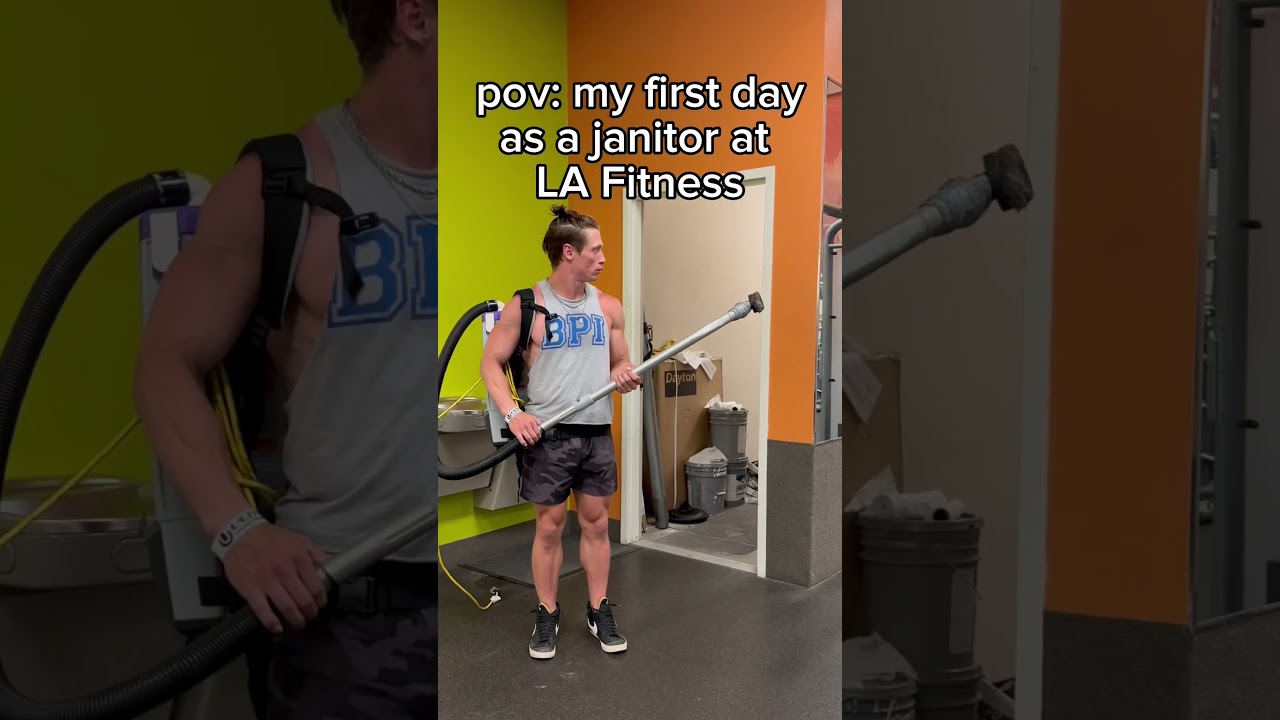 My first day as a gym janitor at LA Fitness&hellip;
