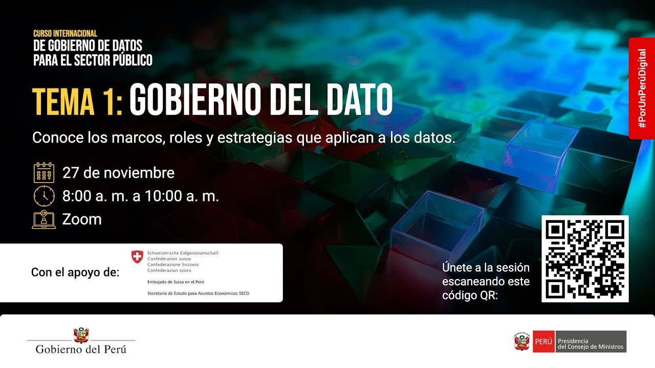 Tema 1 - Curso Internacional en Gobierno de Datos para el Sector Público