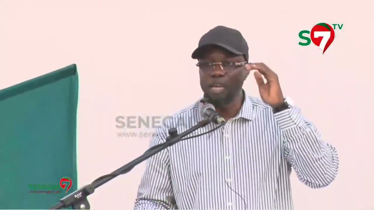 L&rsquo;int&eacute;gralit&eacute; de la declaration d'Ousmane SONKO au Stade caroline Faye