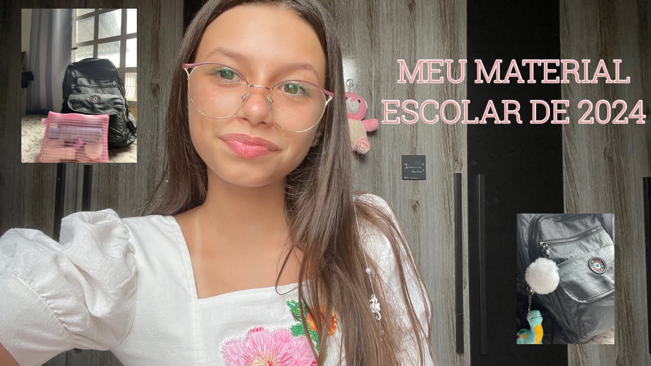 Mostrando meu material escolar de 2024📝