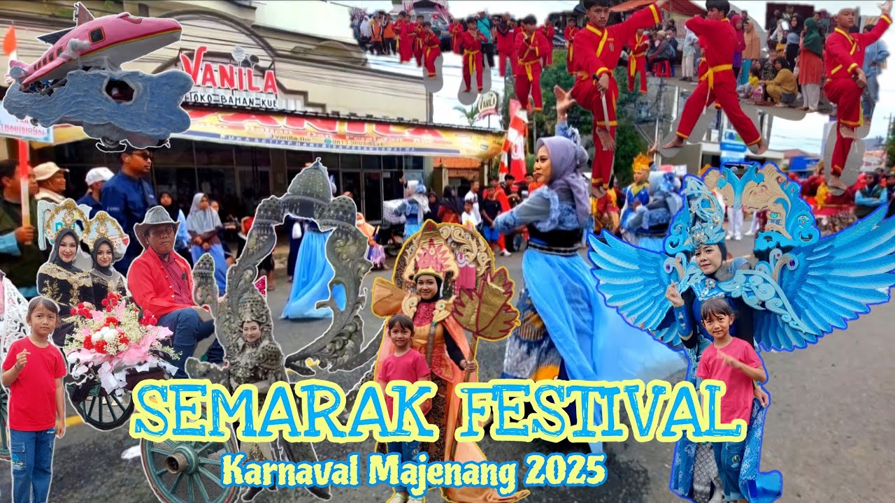 SEMARAK FESTIVAL KARNAVAL HUT RI 80 MAJENANG 