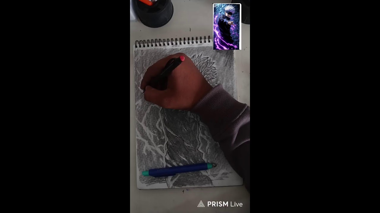 Uzumaki line  Live Stream draw gojo saturo 