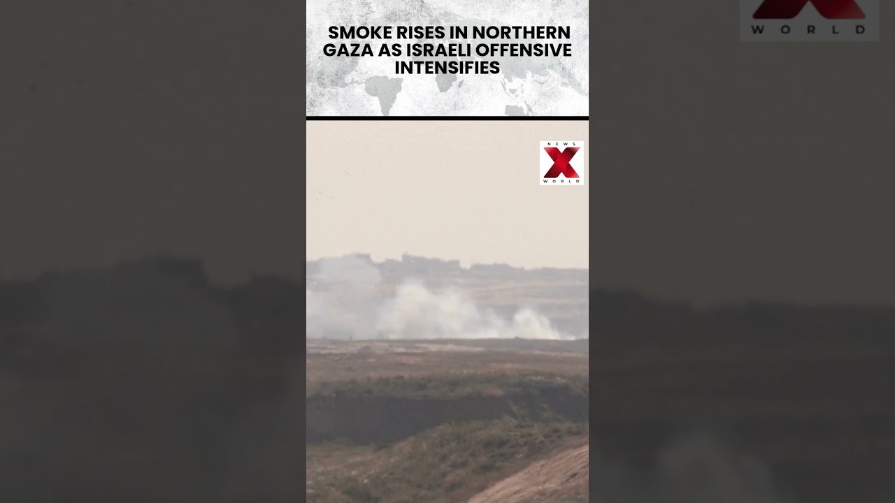 #Shorts | Israeli Strikes Hit Northern Gaza, Fighting Escalates | #israelnews #ytshorts #newsxworld
