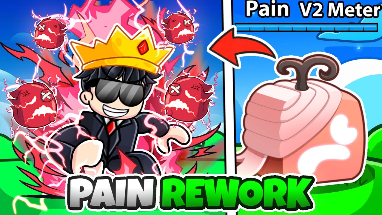 I Awakened PAIN REWORK FRUIT in Blox Fruits Roblox