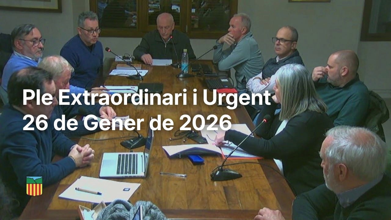 Ple Ordinari | 26 de Gener de 2026