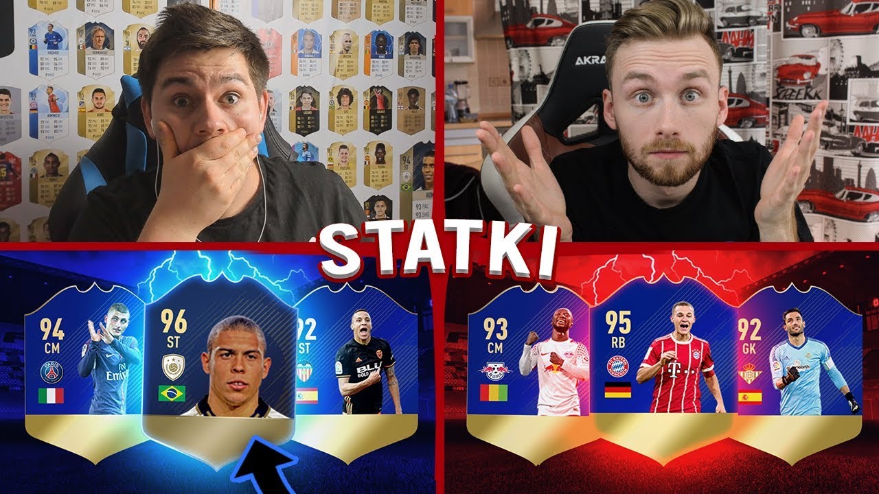 MISTRZOWSKIE STATKI o RONALDO NAZARIO 96 PRIME vs Jcob | FIFA 18 #statki #fifa18