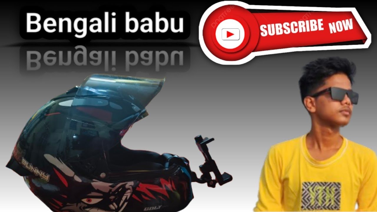 February 23, 2026 Helmet mount, visor, install korlam . Motovlog part - 1  #bengalibabu #motovlog 