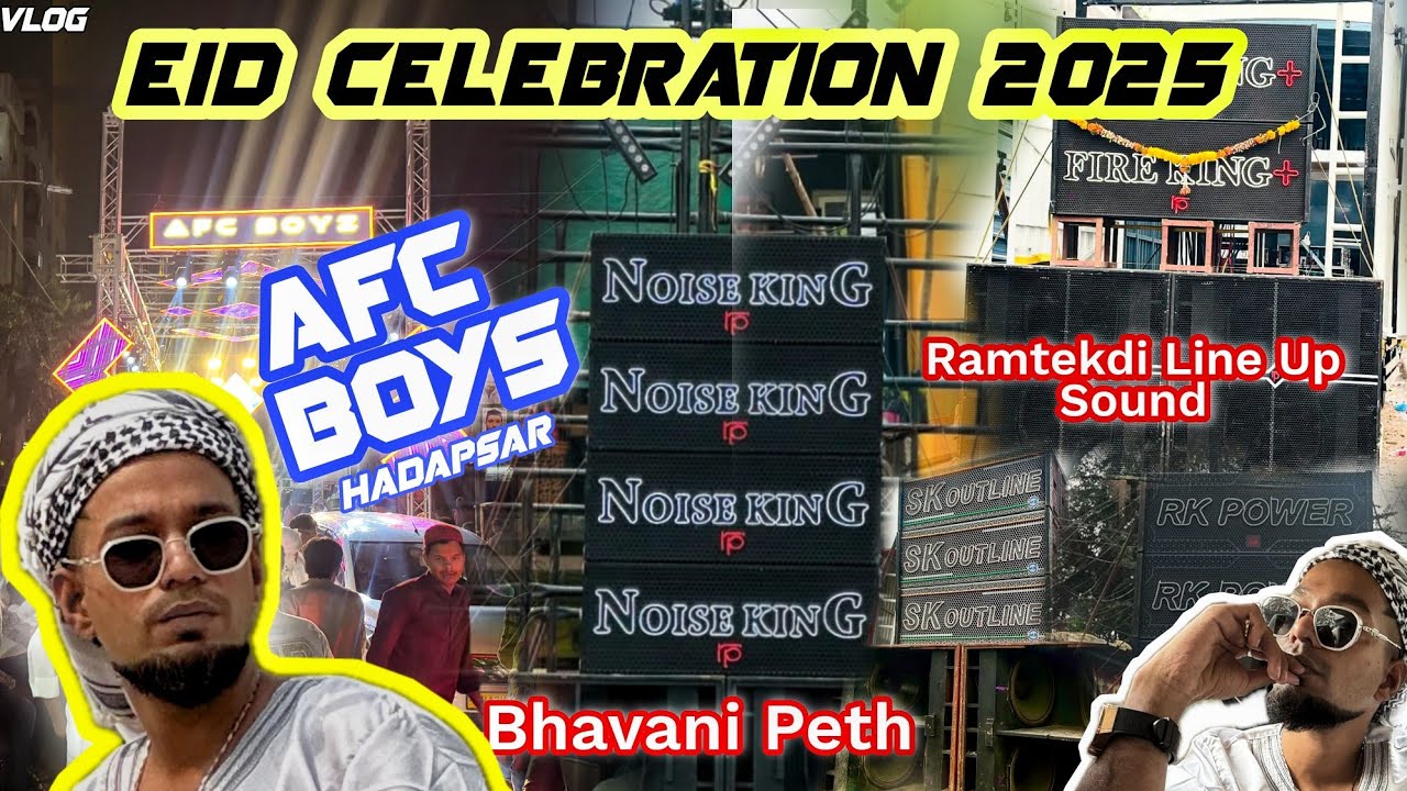 Eid Celebration 2025 Pune | Dj Aaffi Official | Lloyd Lee Sound | Shivdharma Light