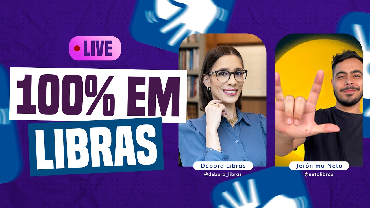 Treine Libras sem português | Live 100% em Libras com Jerônimo Neto @Neto Libras