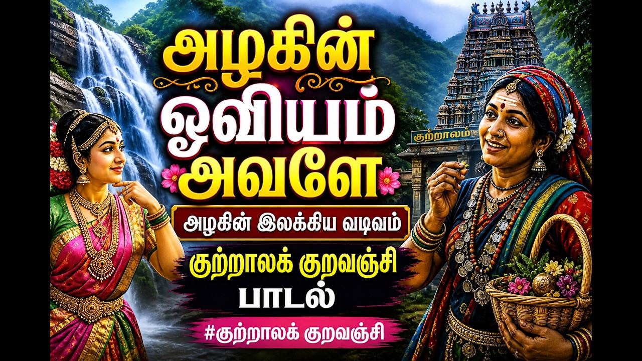 அழகின் ஓவியம் அவளே-அழகின் இலக்கிய வடிவம் / குற்றாலக் குறவஞ்சி பாடல்-#குற்றாலக் குறவஞ்சி #kuravanji