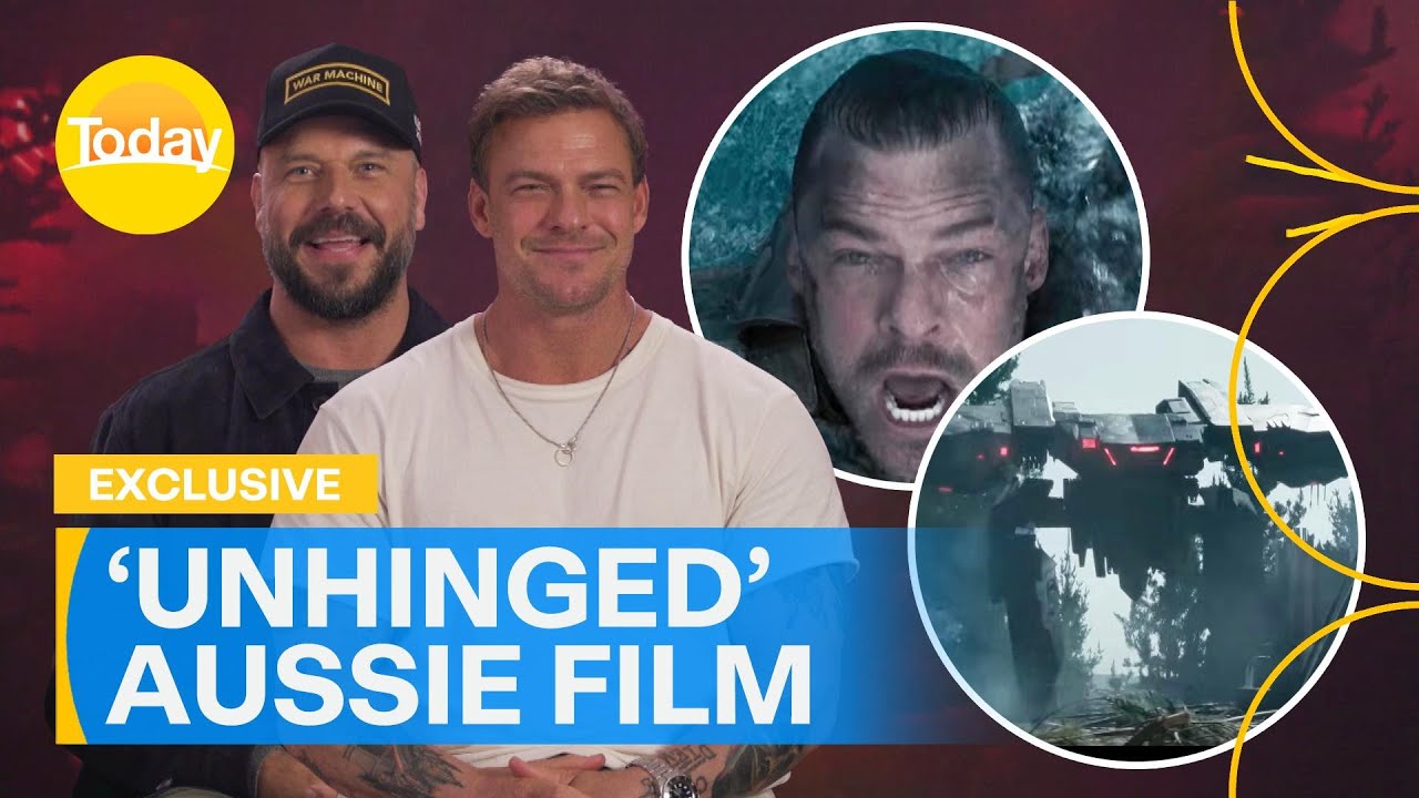 Alan Ritchson 'pushed to the limit' in new film War Machine | Today Show Australia