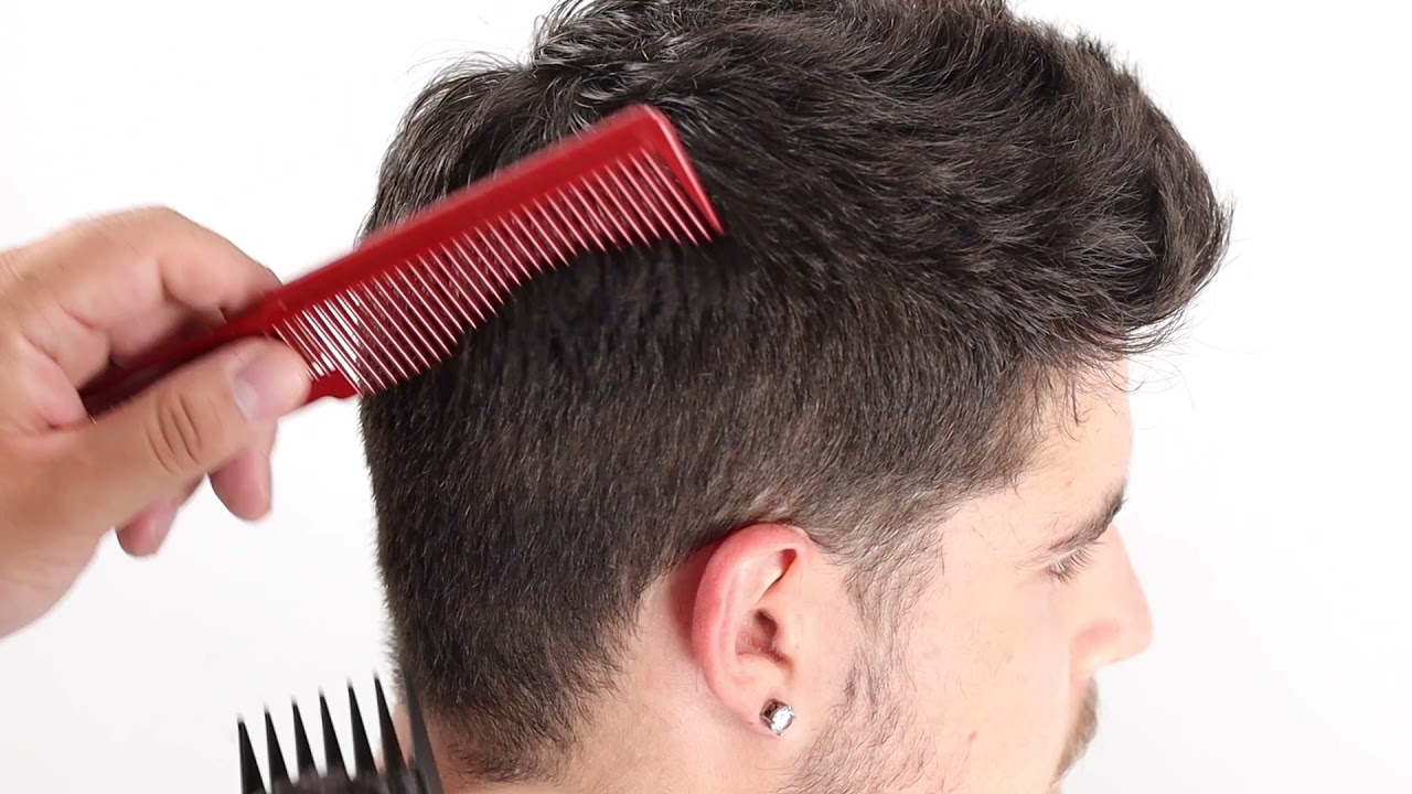 Reverse graduation skin fade with textured top