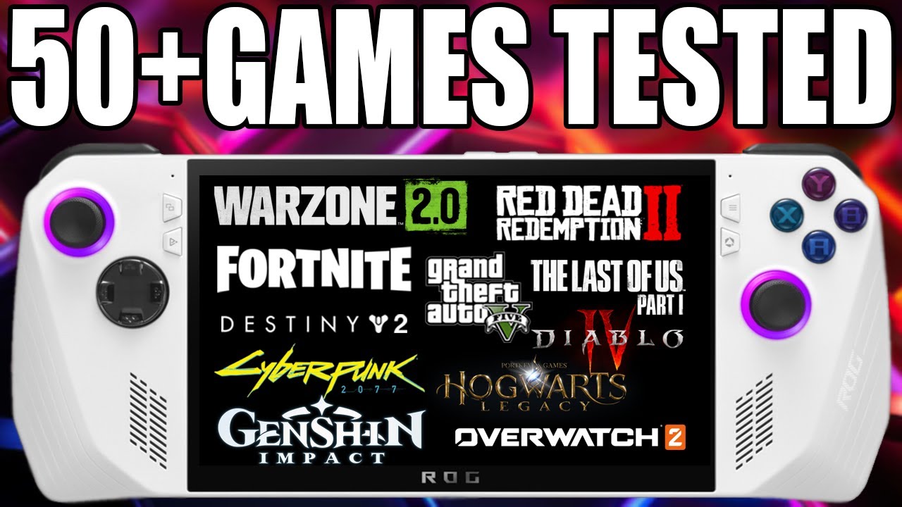 ROG ALLY 50 GAMES TESTED!