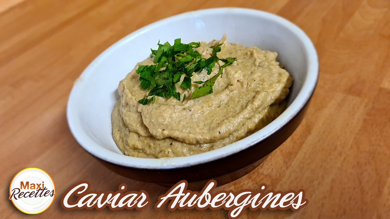 Caviar d'Aubergines - Recette Facile et Rapide