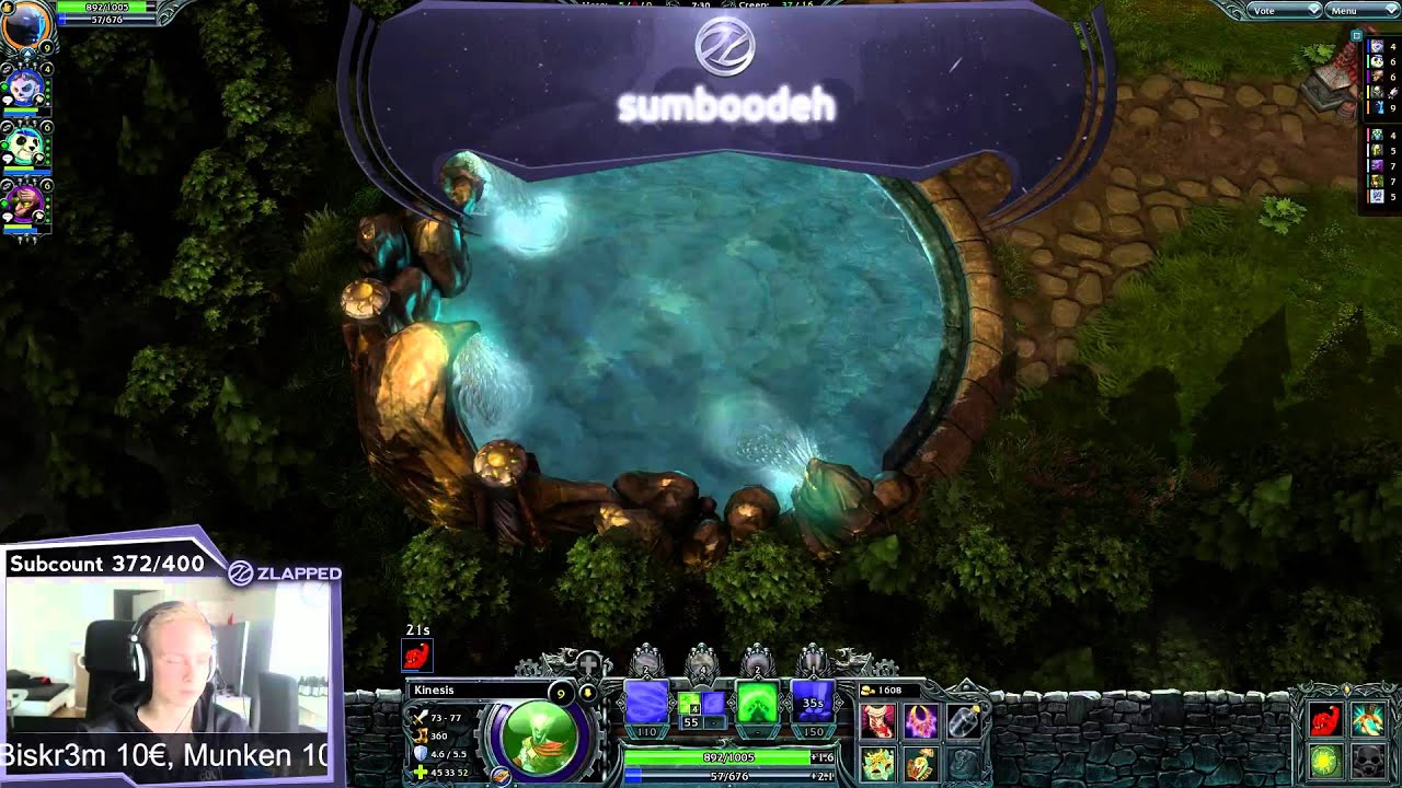[HoN]1.5-2k Solo Q: May karma rain upon you - Kinesis 4v5
