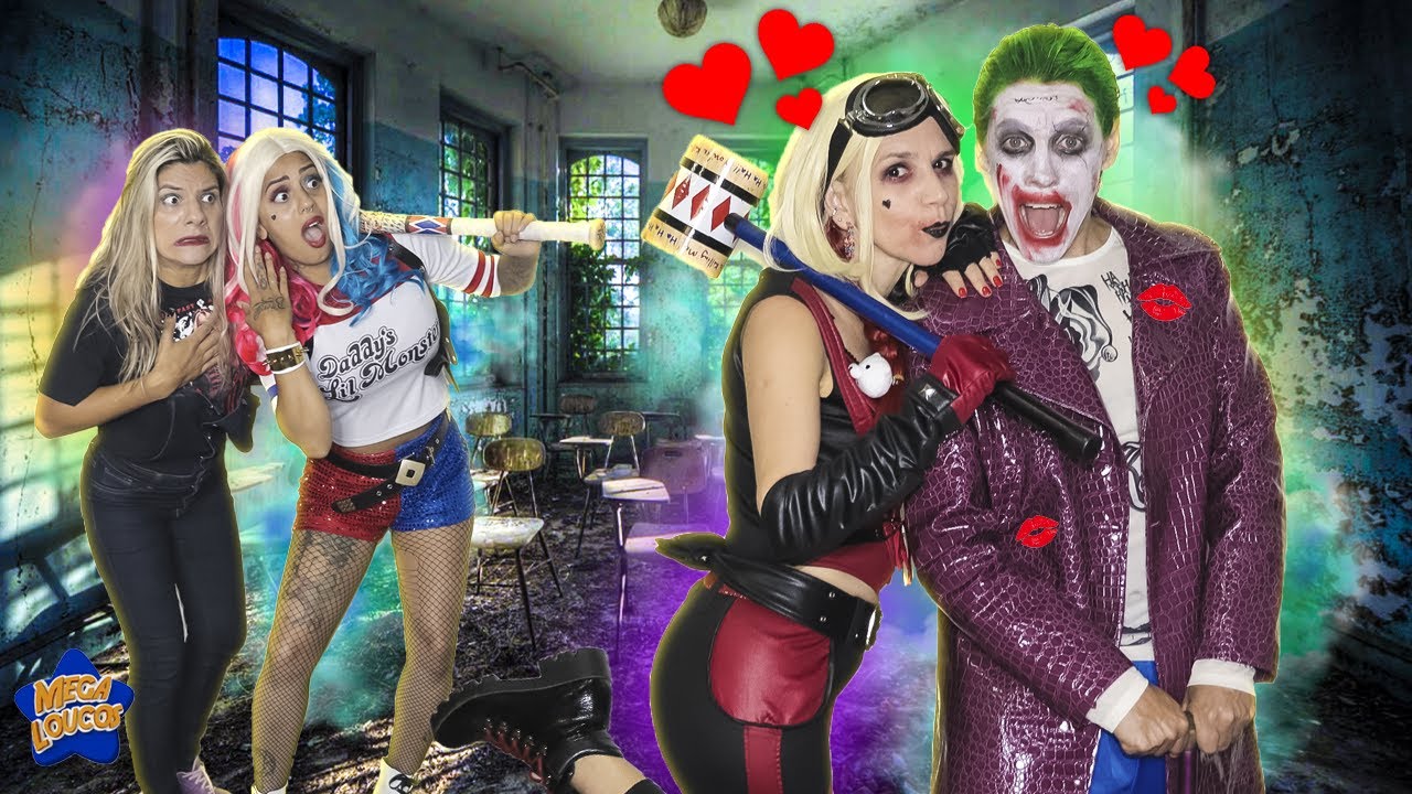 A ARLEQUINA VIU SEU NAMORADO JOKER BEIJANDO A ARLEQUINA DO MAL - FICOU FURIOSA E TERMINOU O NAMORO