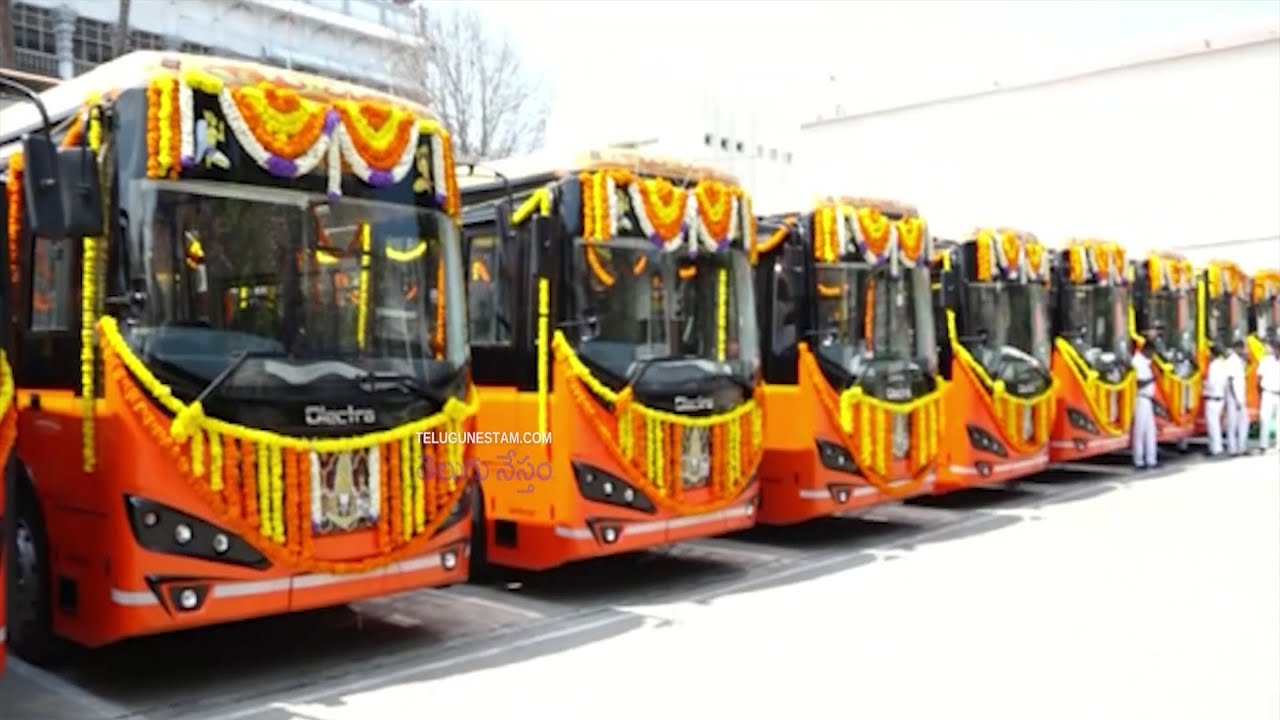 Tirumala Tirupati Devasthanams Inaugurates Electric Free Buses For  Devotees