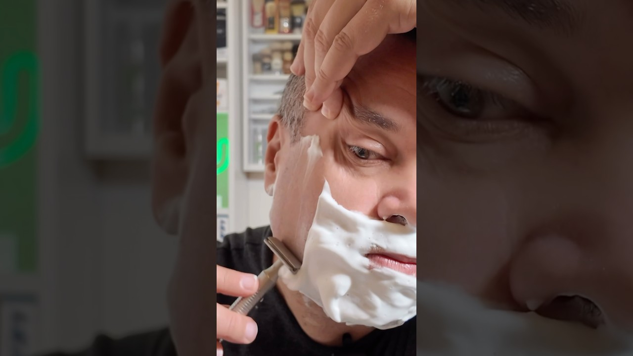 Muhle Rocca R94 🪒 - Rasatura Tradizionale #asmr con Rasoio di Sicurezza