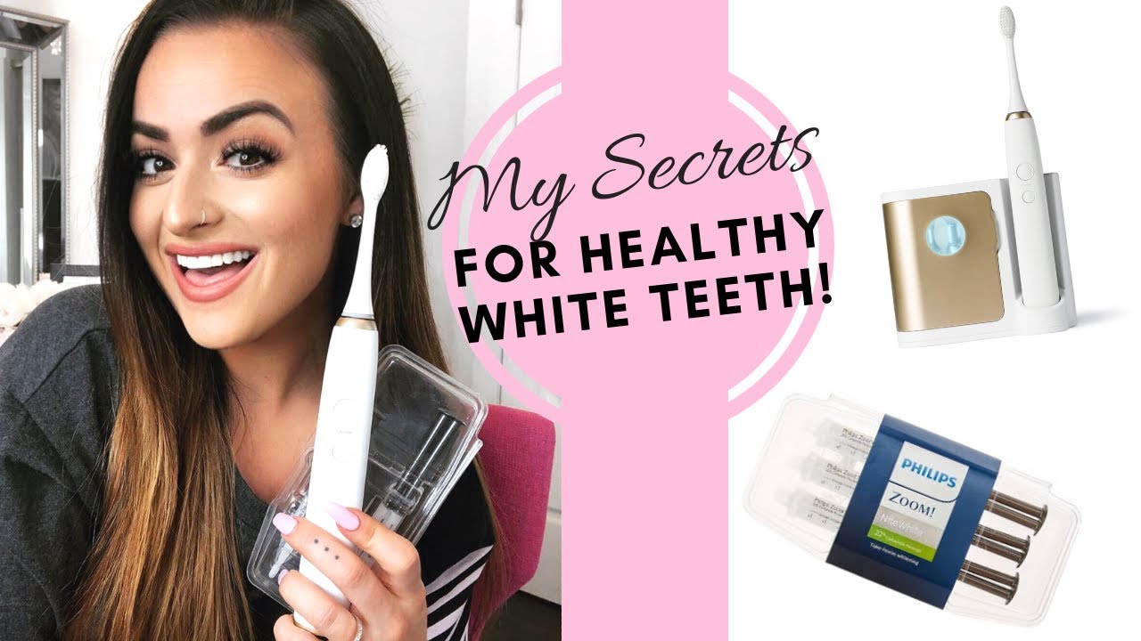 My Secrets For Healthy White Teeth! | Brushing & Whitening Favorites