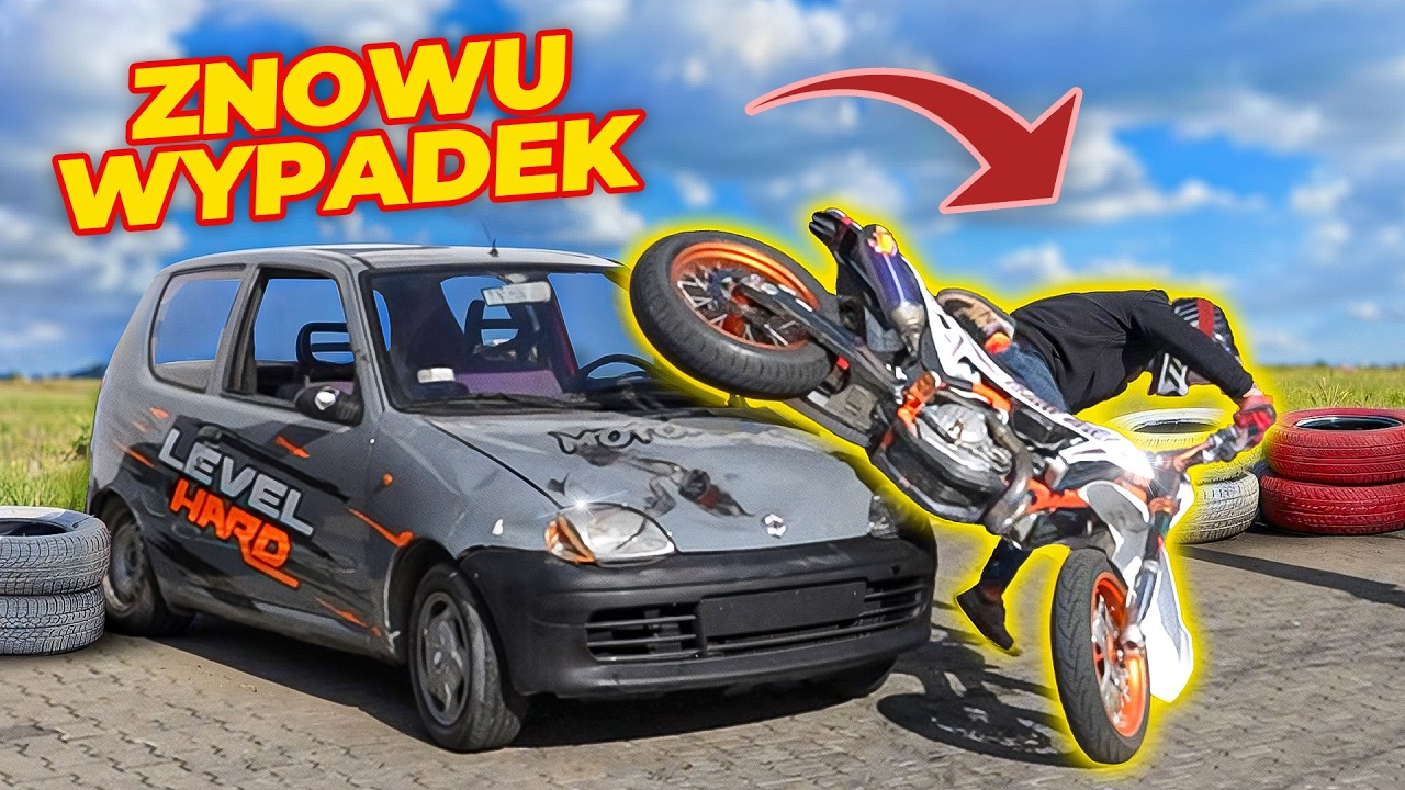 Rozwaliliśmy Seicento motocyklami