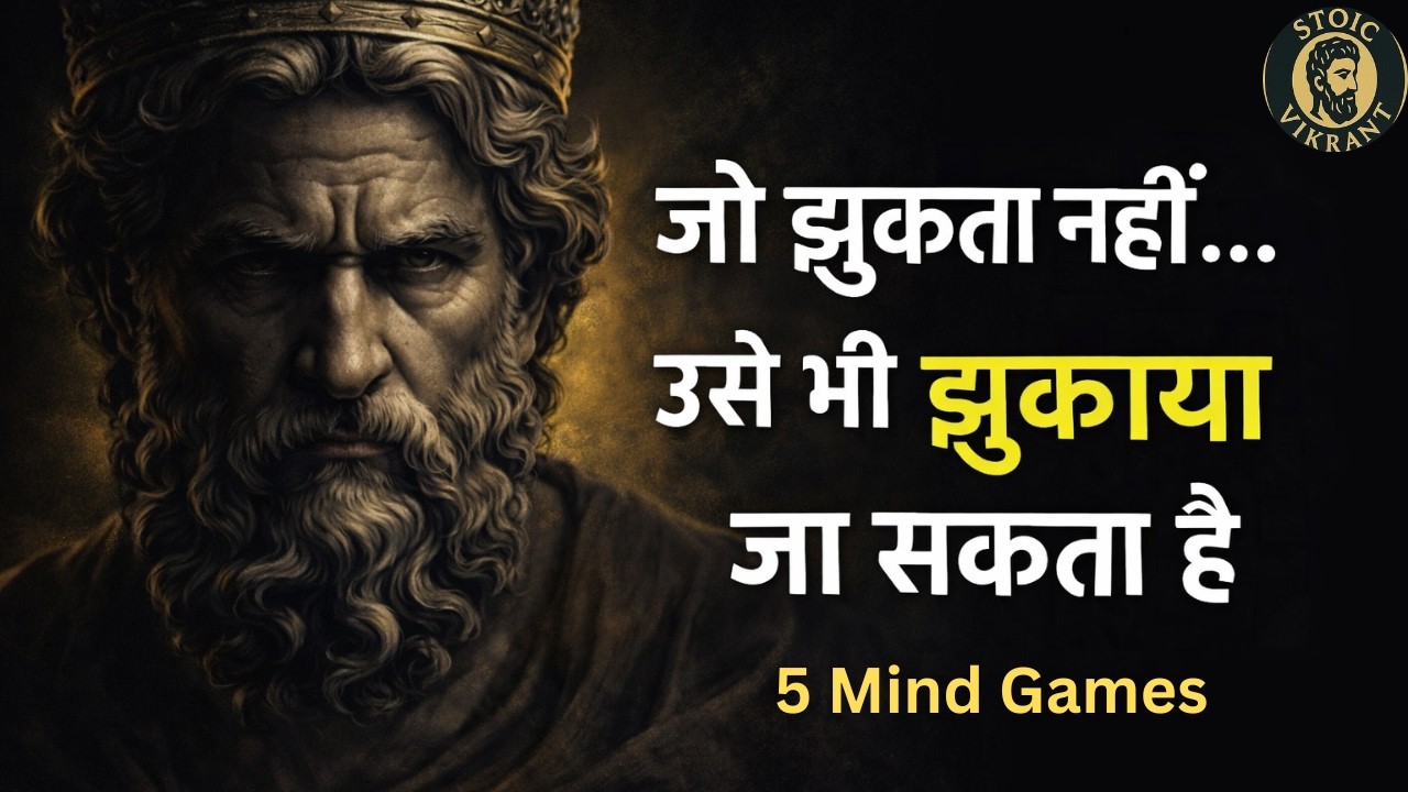 अकड़ वाला इंसान भी झुकता है, बस ये 5 Mind Games जान लो | Stoic Philiosphy