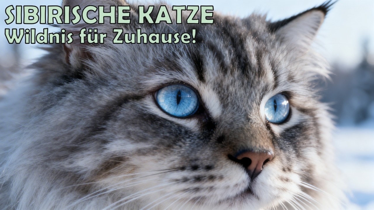 Die Sibirische Katze 🐈 Wildnis für Zuhause (Rasseportrait & Doku)
