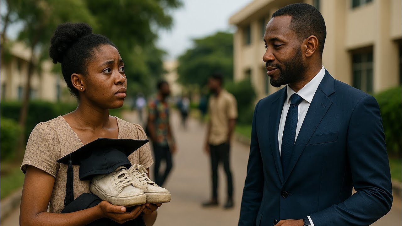 Can I Borrow Your Shoes for My Graduation”—The Poor Girl Asked, Unaware He Was a CEO Millionaire...