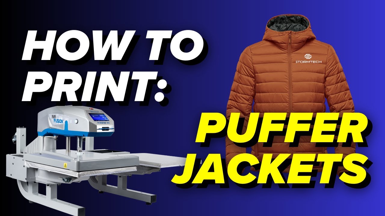 Heat Printing Nylon Puffer Jackets Made Easy